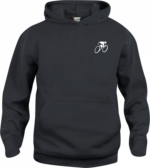 Clique - Hvidovre Cykelklub Basic Hoodie Kids - Schwarz