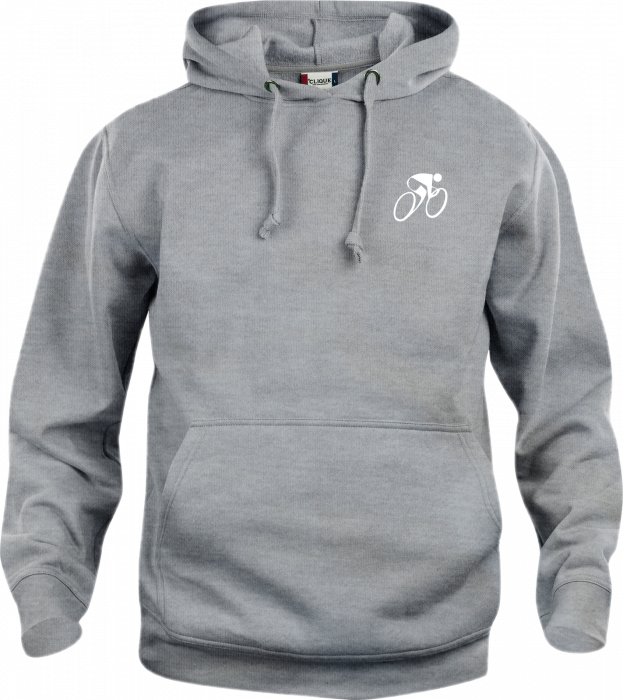 Clique - Hvidovre Cykelklub Basic Hoodie Adults - Grey melange