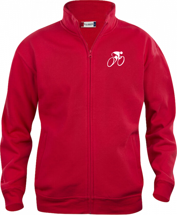 Clique - Hvidovre Cykelklub Basic Cardigan Kids - Red