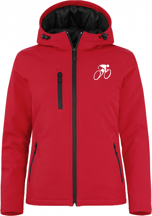 Clique - Hvidovre Cykelklub Softshell Jacket Women - Rood