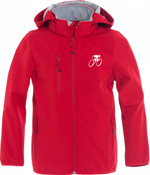 Clique - Hvidovre Cykelklub Softshell Kids - Rouge