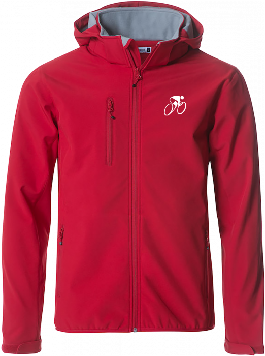 Clique - Hvidovre Cykelklub Softshell Men - Rouge