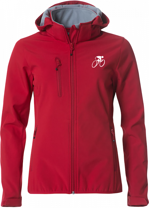 Clique - Hvidovre Cykelklub Softshell Women - Rouge