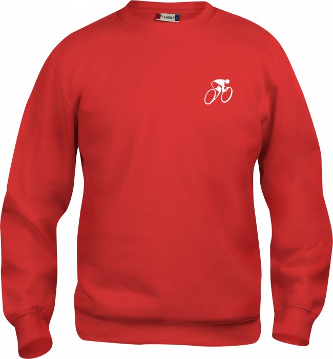 Clique - Hvidovre Cykelklub Sweatshirt Kids - Czerwony