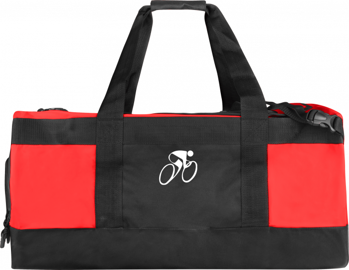 Clique - Hvidovre Cykelklub Duffelbag 75 L - Czerwony & czarny