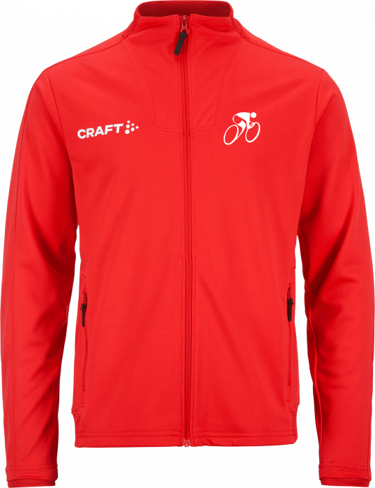 Craft - Hvidovre Cykelklub Full-Zip Kids - Bright Red