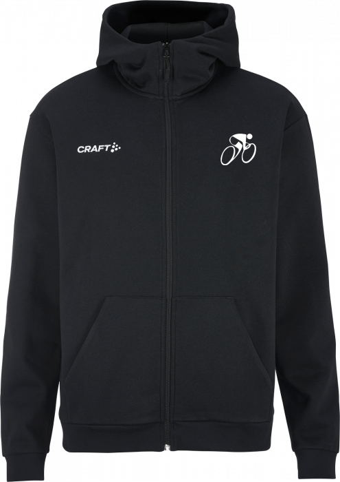 Craft - Hvidovre Cykelklub Hoodie W. Zip Men - Czarny