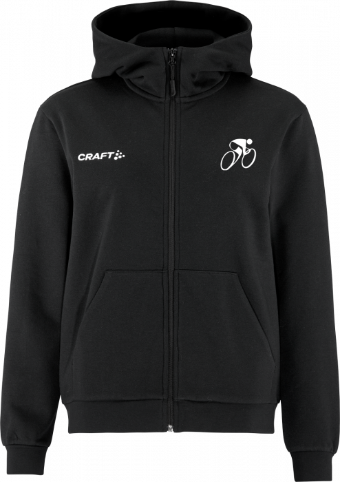 Craft - Hvidovre Cykelklub Hoodie W. Zip Women - Svart