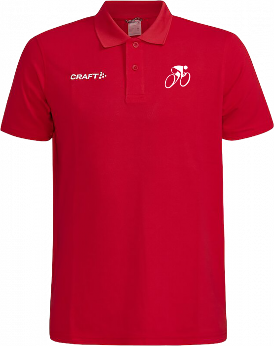 Craft - Hvidovre Cykelklub Polo Men - Bright Red