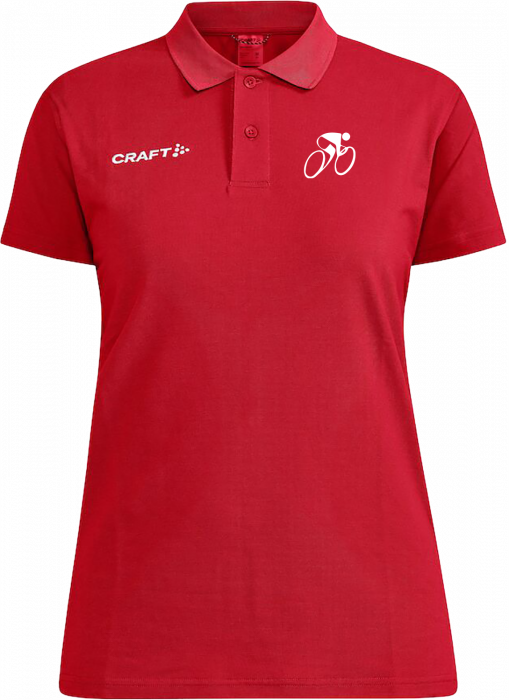 Craft - Hvidovre Cykelklub Polo Women - Bright Red