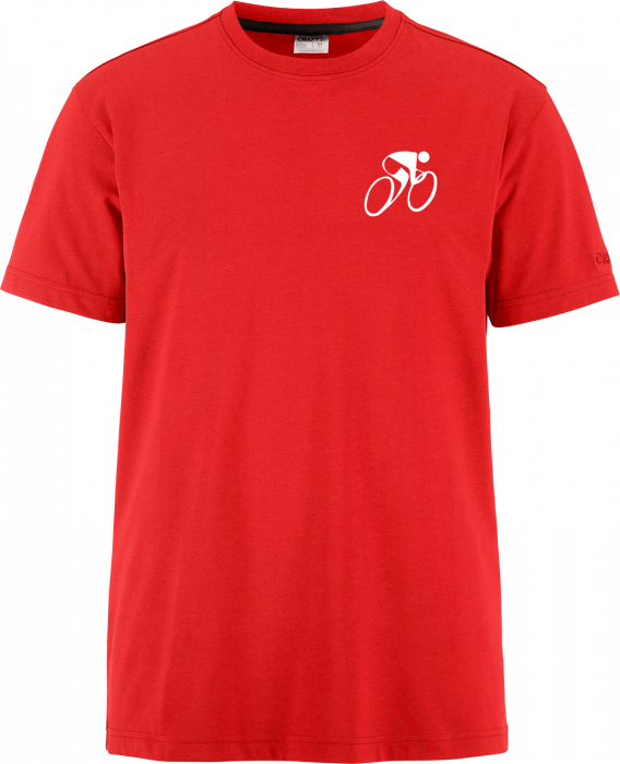 Craft - Hvidovre Cykelklub T-Shirt Men - Czerwony