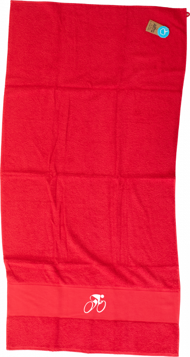 Sportyfied - Hvidovre Cykelklub Bath Towel - Vermelho