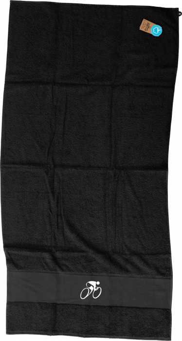 Sportyfied - Hvidovre Cykelklub Bath Towel - Svart